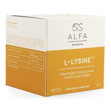 Alfa L-lysine 1000 mg Tabletten 45  -  Nutrifarma