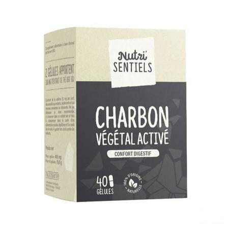 Charbon Vegetal Active Capsule 40  -  Nutrisante