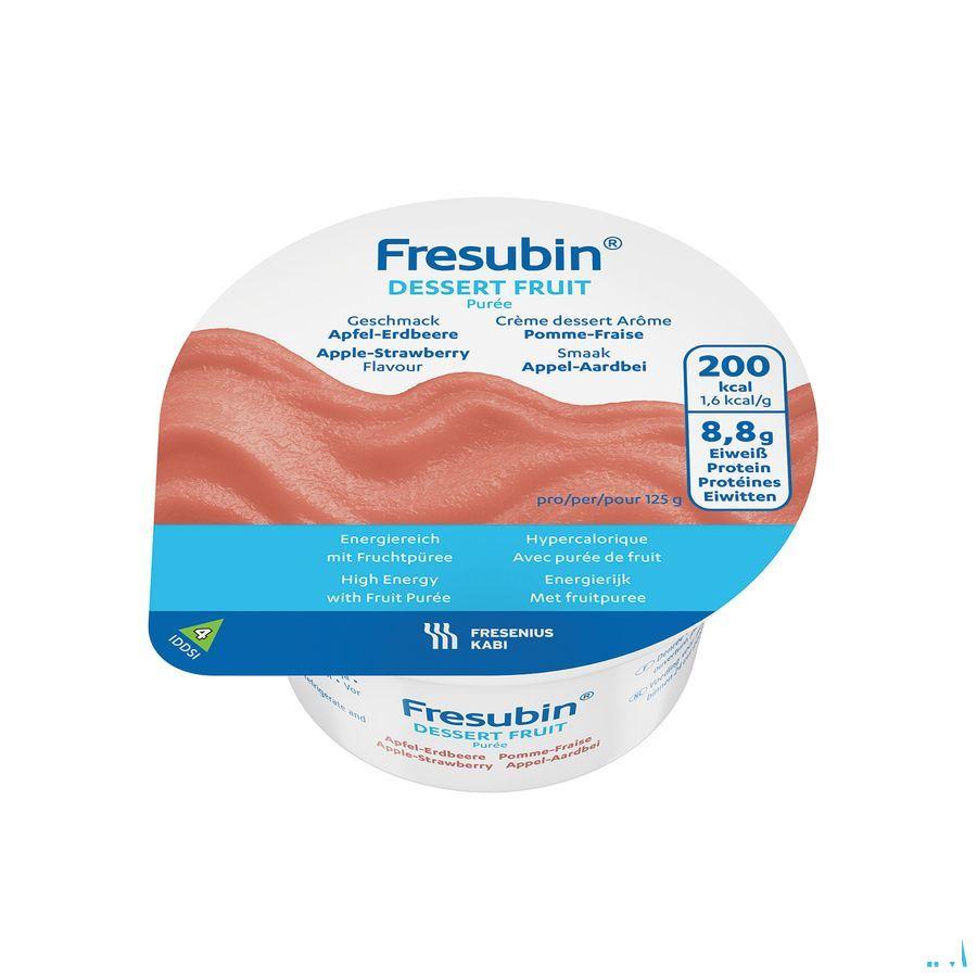 Fresubin Dessert Fruit 125 gr Pommefraise/appelaardbei  -  Fresenius