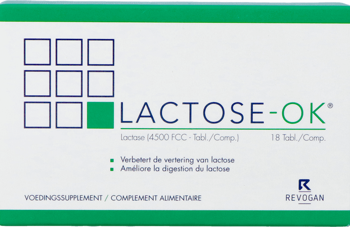 Lactose-Ok Tabl 18 Revogan 