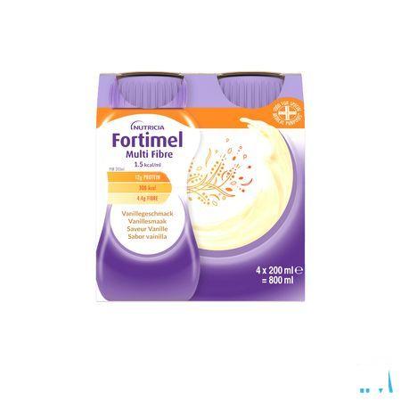 Fortimel Multifiber 1.5Kcal Vanille 4 x 200 ml