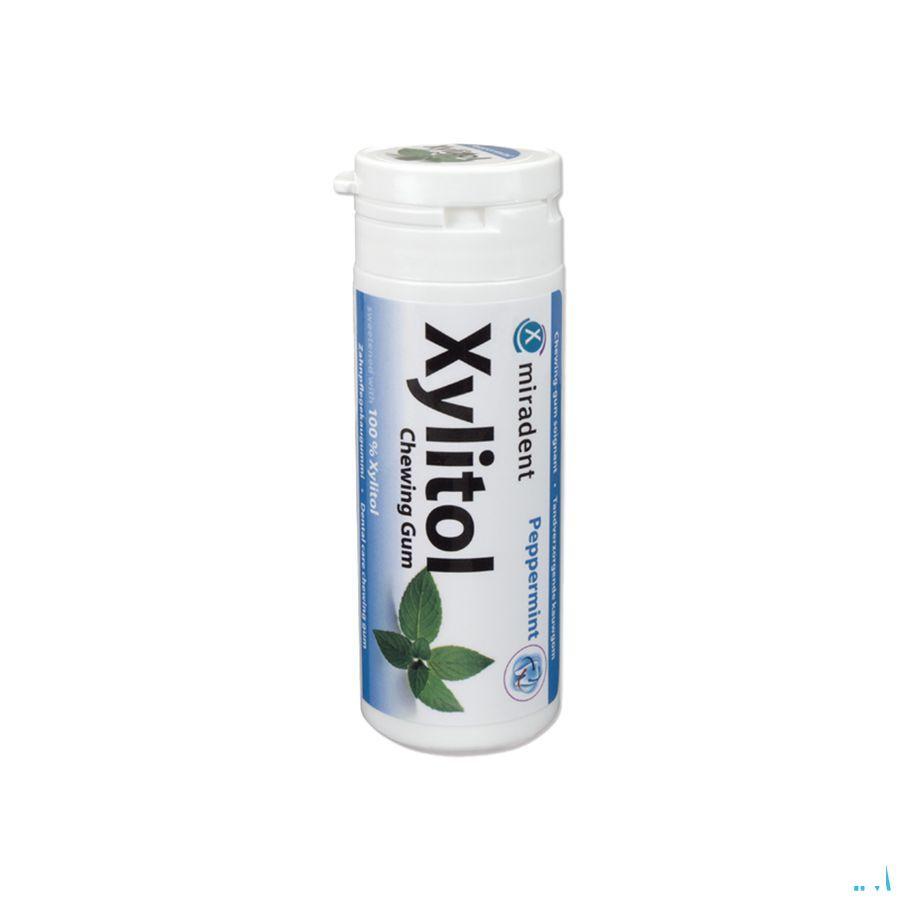 Miradent Kauwgom Xylitol Pepermunt Zs 30  -  Eureka Pharma