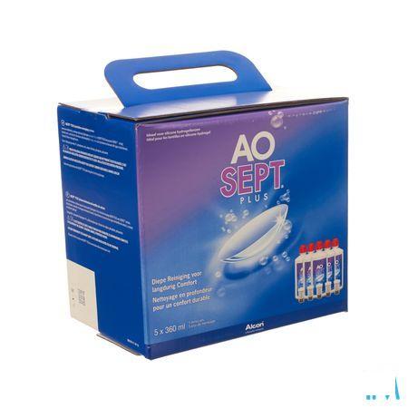 Aosept Plus 6 Maandpack 5x360 ml 