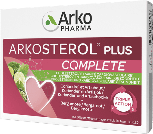 Arkosterol Plus Caps 30  -  Arkopharma 