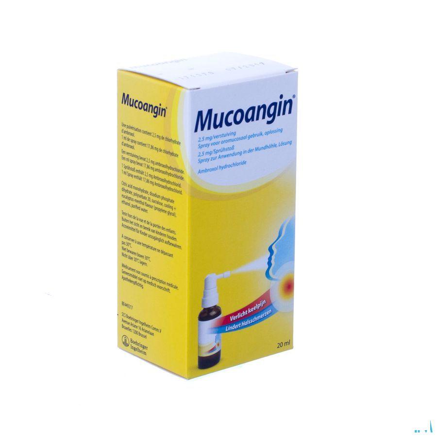 Mucoangin 2,5 mg Pulv Sol Pulv Buccale 20 ml