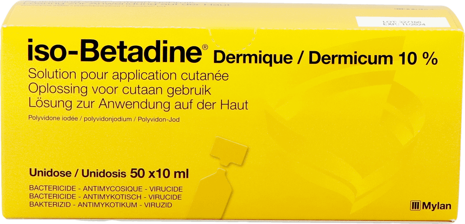 Iso Betadine Derm 10% 50 x 10 ml 