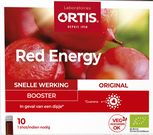 Ortis Red Energy Bio Alc 10x15 ml  -  Ortis