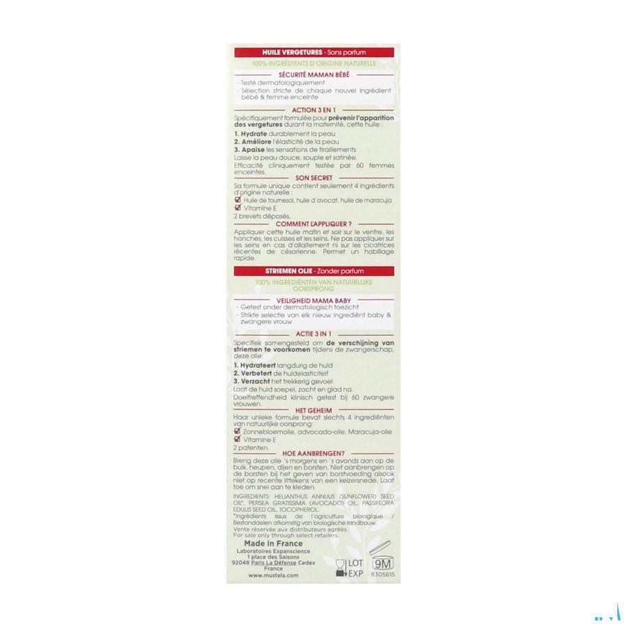 Mustela Anti striemen Olie 105 ml