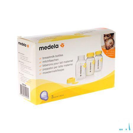 Medela Set 3 Melkflesjes Bedrukt 150 ml  -  Medela