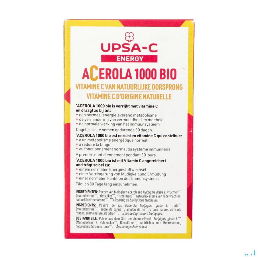 Upsa C Energy Acerola 1000 mg Kauwtabl 30
