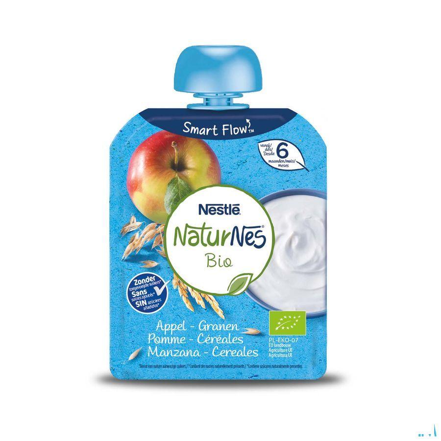 Naturnes Bio Yoghurt Appel Granen 90 gr  -  Nestle