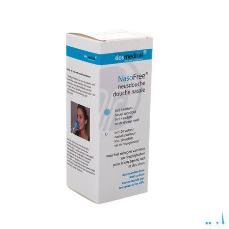 Nasofree Neusdouche Fl + 4 Zakjes