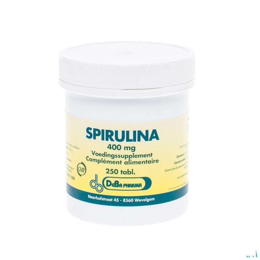 Spirulina Comprimes 250x400 mg  -  Deba Pharma