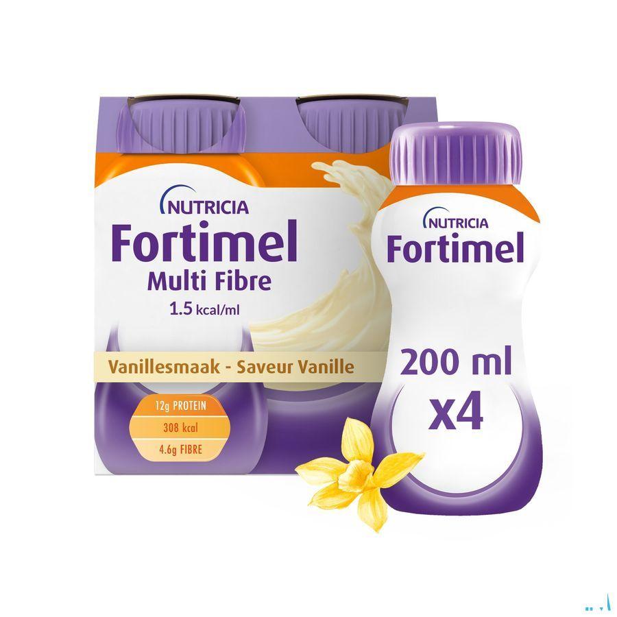 Fortimel Multifiber 1.5Kcal Vanille 4 x 200 ml