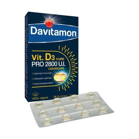 Davitamon Vegan Vit.D3 2800Iu 24 Caps Be  -  Perrigo