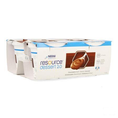 Resource Dessert 2.0 Chocolade 4x125 G  -  Nestle