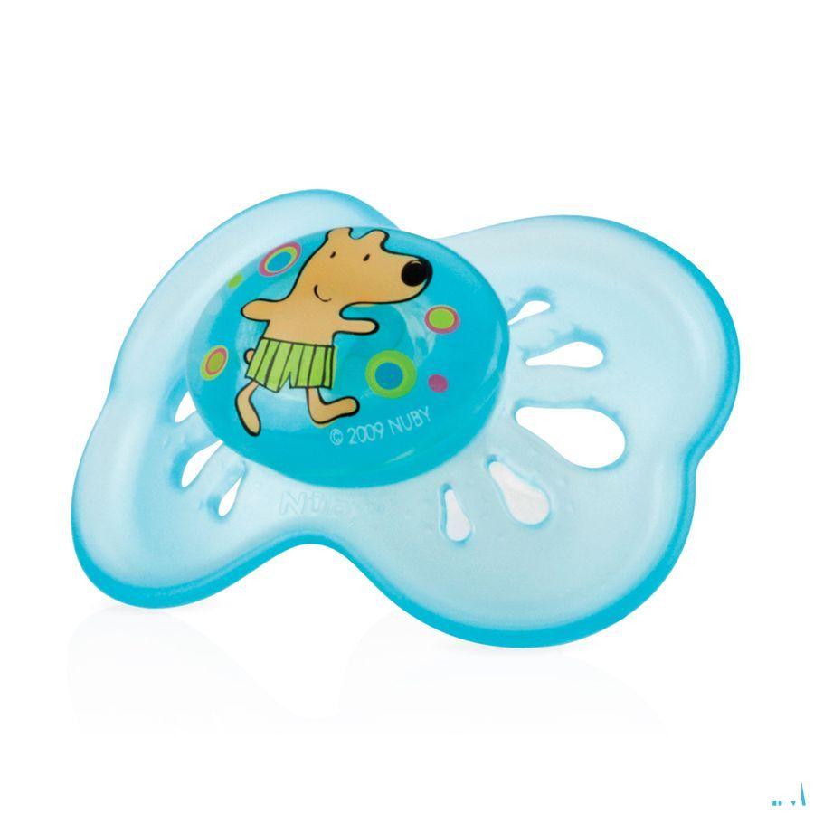 Nuby Pastelsac Ovale Fopspeen - 6-18m  -  New Valmar