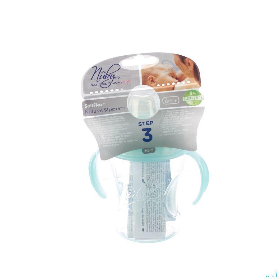 Nuby Nt Gobelet Antifuite Avec Anses Amovibles - 240 ml - 6m +   -  New Valmar