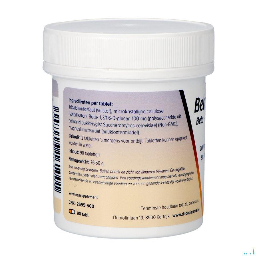 Beta-glucan 100 mg Tabletten 90  -  Deba Pharma