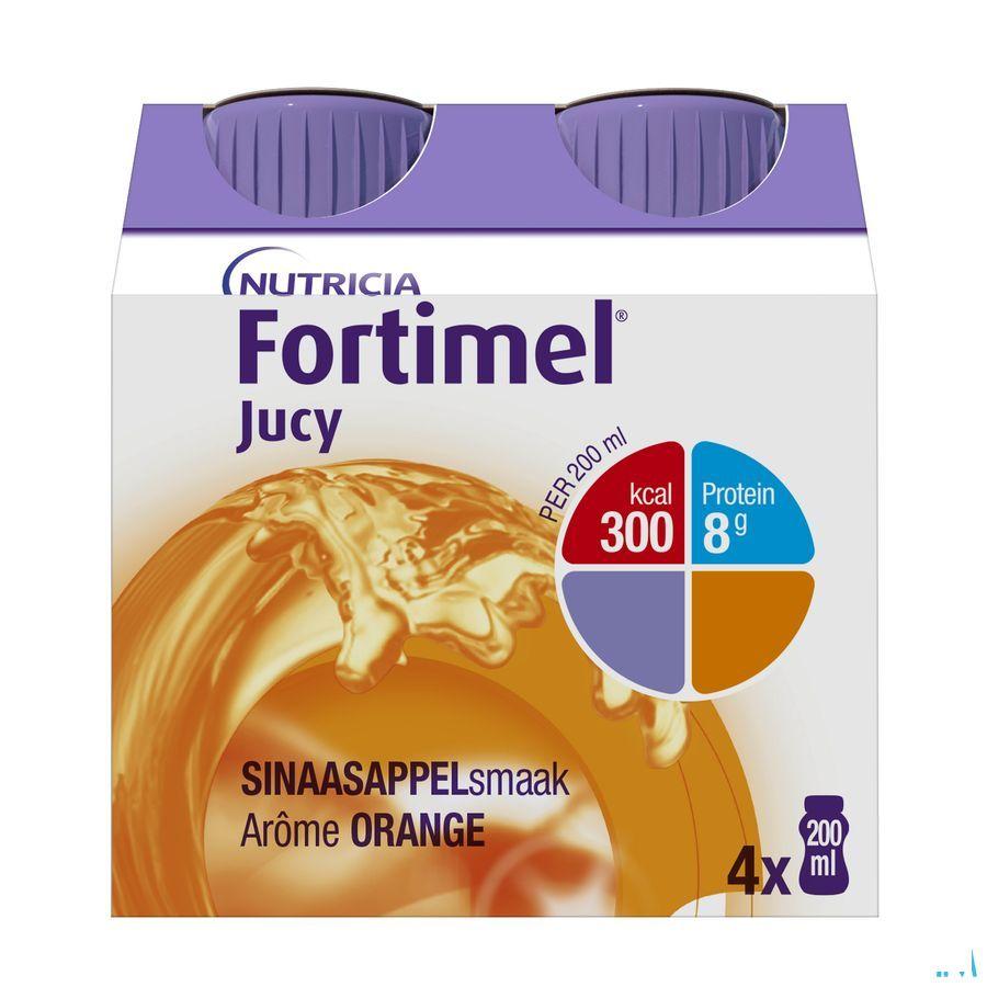 Fortimel Jucy Sinaasappelsmaak 4X200ml 155764