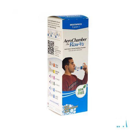 Aerochamber Plus Anti static + flow-vu-mouthpiece Adult  -  Hospithera
