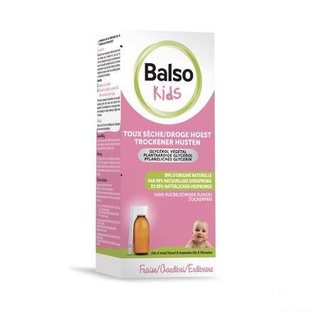 Balso Kids Hoestsiroop zonder suiker 125 ml + pipet