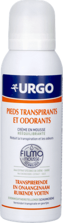 Urgo Transp. & Onaang.Ruikende Voet Filmo Foam 125ml