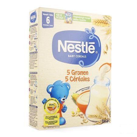 Nestle Baby Cereals 5 Granen 250 gr  -  Nestle