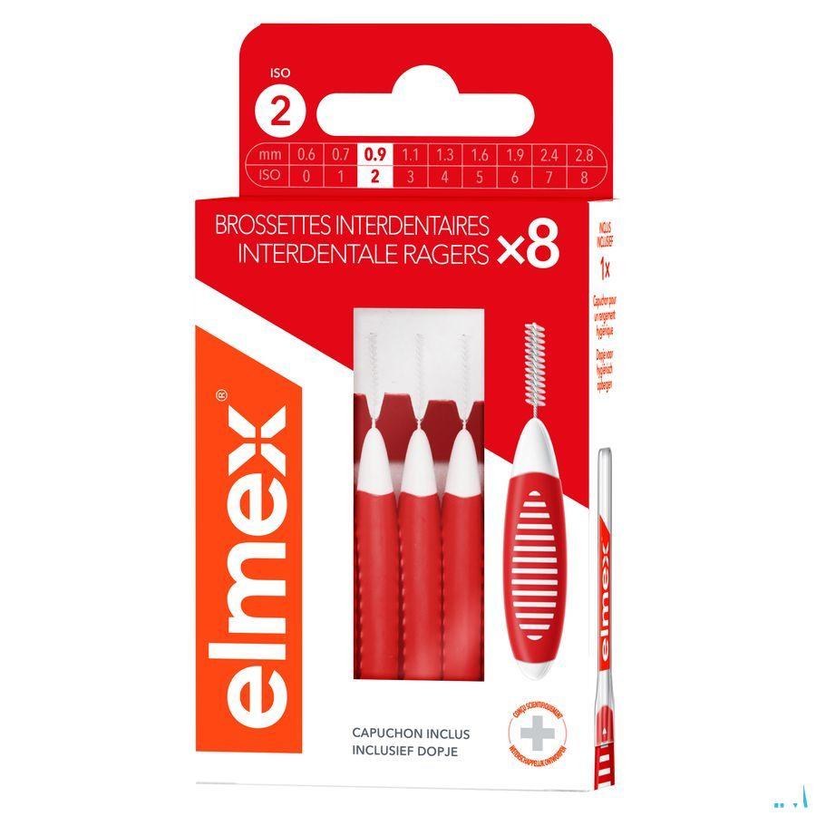 Elmex Set Brossettes Interdentaires Iso 2 0,9Mm 8