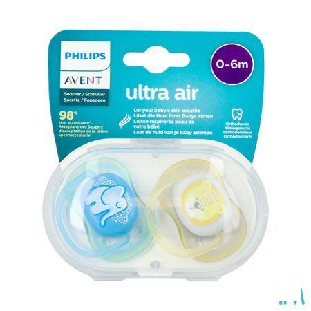Philips Avent Sucette 0M+ Animals Mix  -  Bomedys