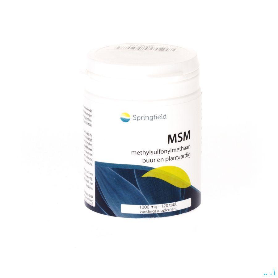 Msm Lignisul 1000 mg Springfield V-Capsule 120  -  Springfield Nutraceuticals