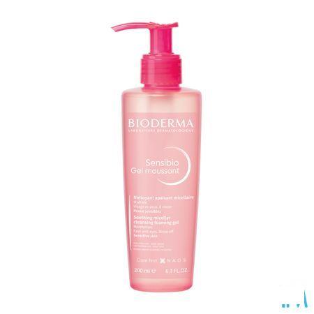 Bioderma Sensibio Reinig.gel Schuim.pompfles 200 ml