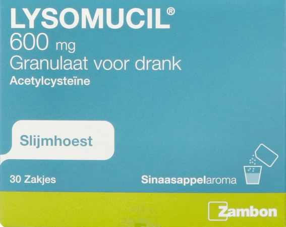 Lysomucil 600 Gran Sachets 30 X 600 mg