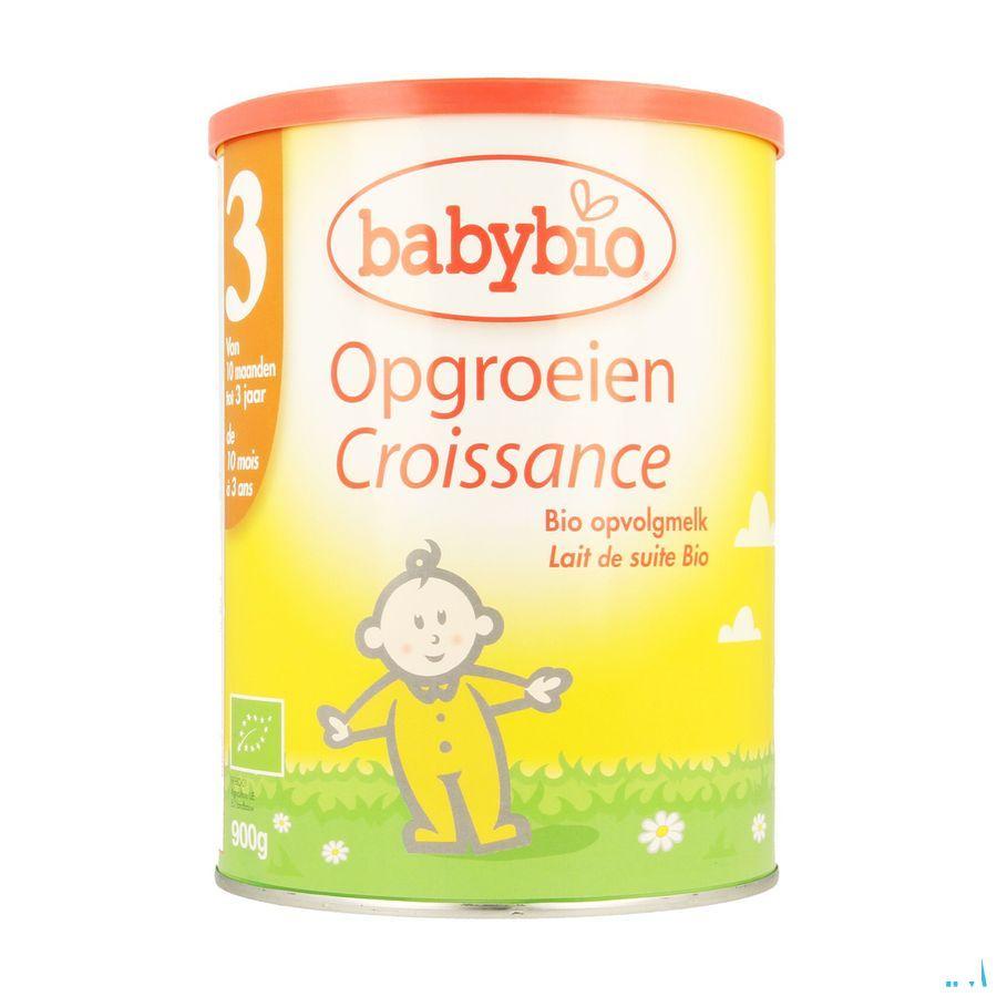 Babybio Croissance Lait Suite Bio Bifidus Poudre 900 gr  -  Ocebio