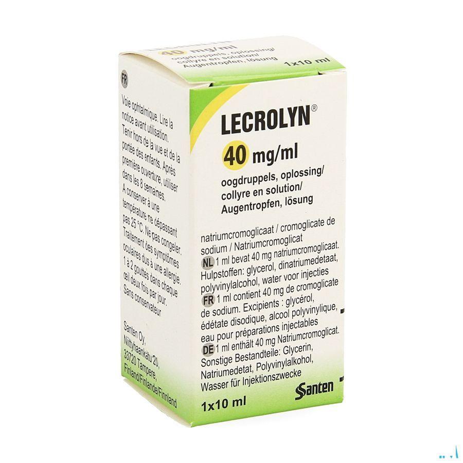 Lecrolyn 40 mg/  ml Collyre 10 ml