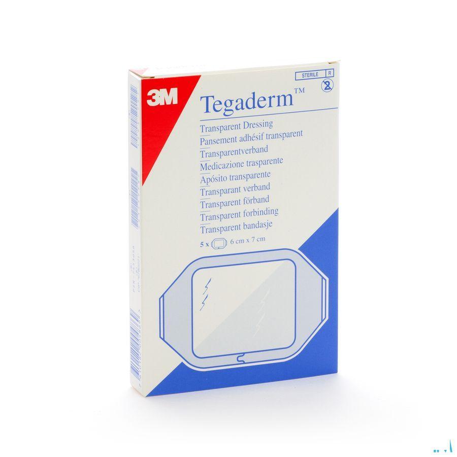 Tegaderm 3m Film Dressing Transp 6x 7cm 5 1624p  -  3M