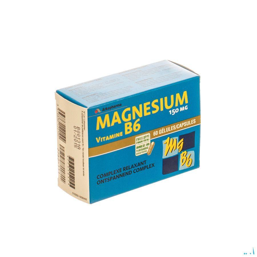 Magnesium B6 Blister Capsule 2x30  -  Arkopharma
