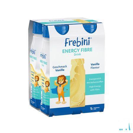 Frebini Energy Fibre Drink Enf Vanil Easyb.4x200 ml  -  Fresenius