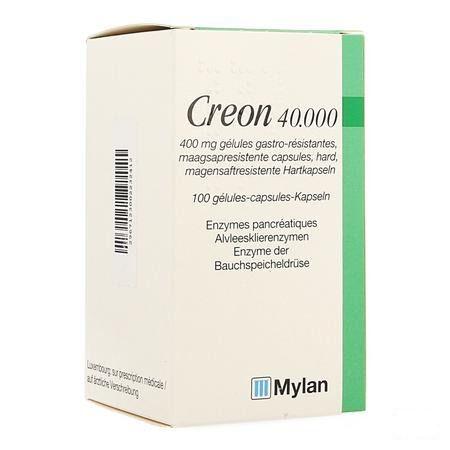 Creon 40000 Capsule Maagsapresist Hard 100 X 400 mg