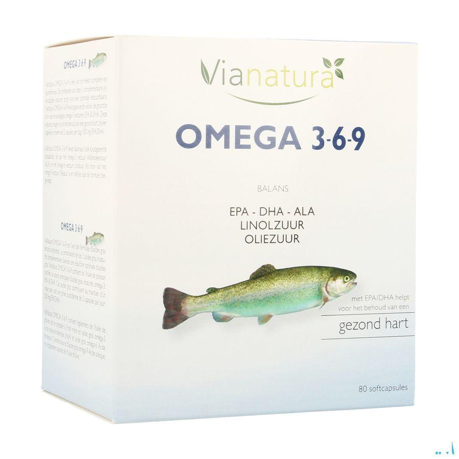 Via Natura Omega 3-6-9 SoftCapsule 80  -  Ocebio
