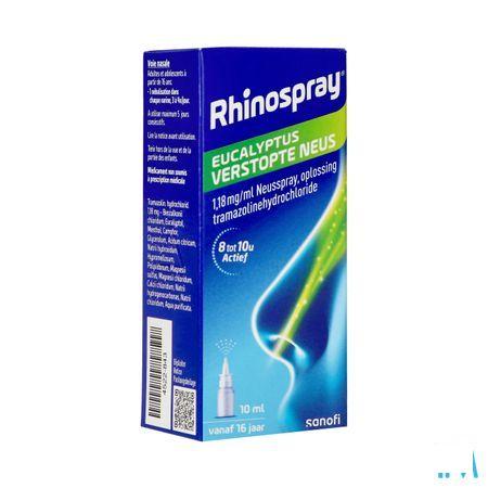 Rhinospray Eucalyptol Verstopte Neus 1,18mg/ml Neusspray 10 ml