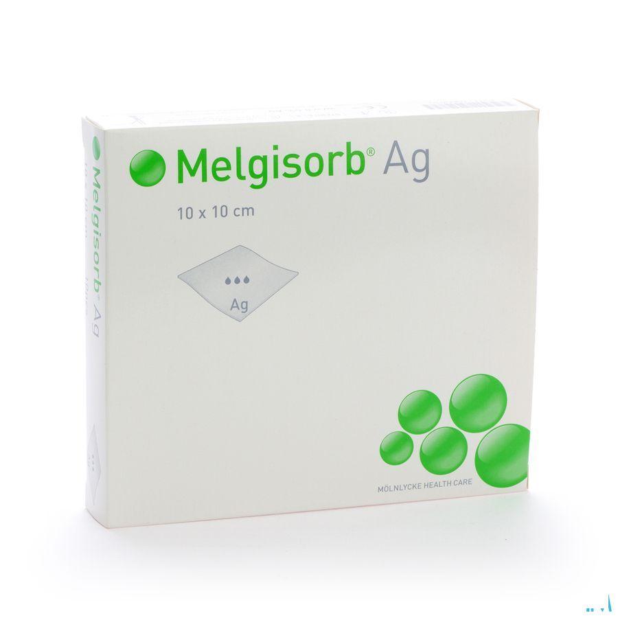 Melgisorb Ag Kompres Steriel 10x10cm 10 256100  -  Molnlycke Healthcare