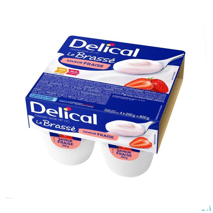 Delical Le Brasse Aardbei 4X200 g
