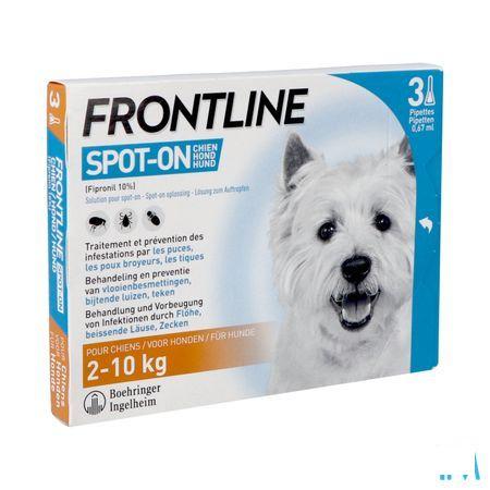Frontline Spot On Hond 2-10kg et 3x0,67ml