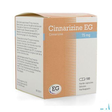 Cinnarizine EG Capsule 100 X 75 mg  -  EG