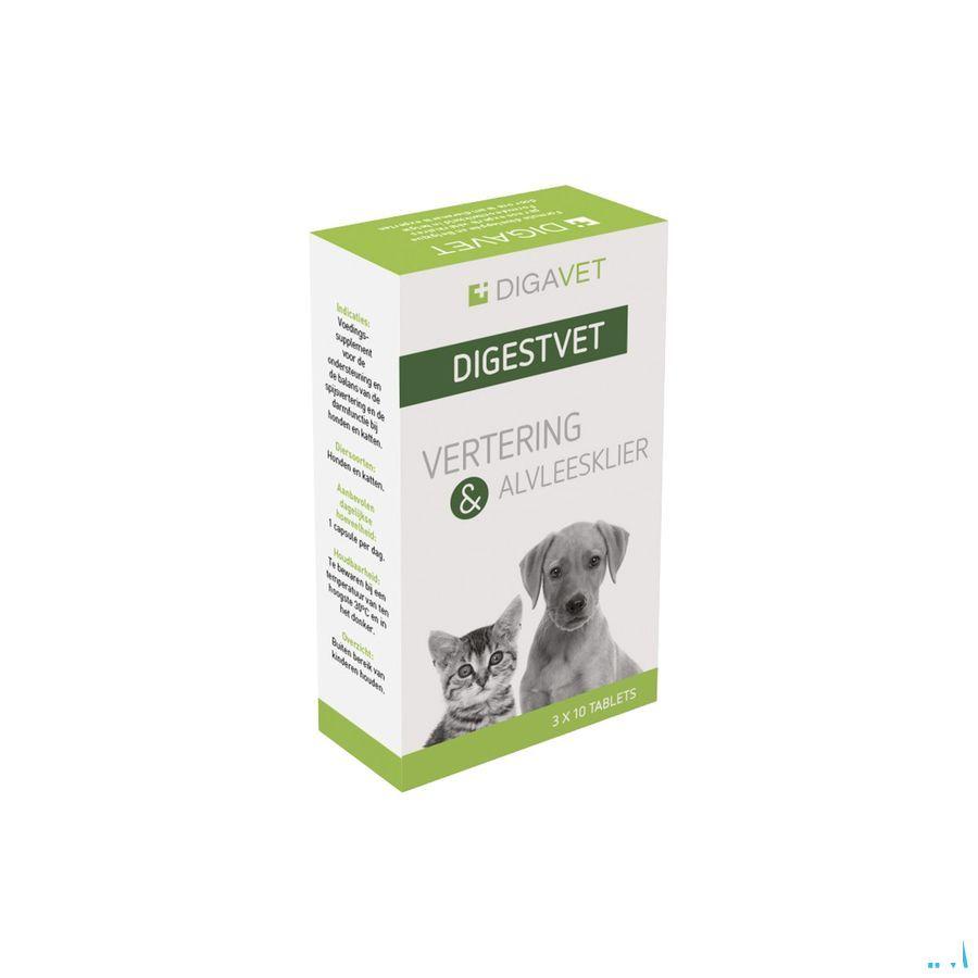 Digavet Digestvet Hond Kat Comp 3X10