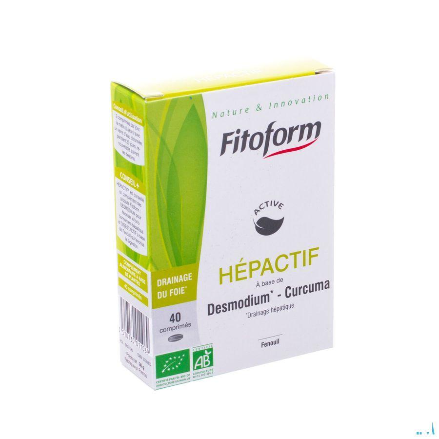 Hepactif Tabletten 40 Fitoform  -  Bioholistic Diffusion
