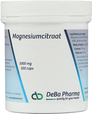 mg Citraat V-Capsule 100 1000 mg  -  Deba Pharma