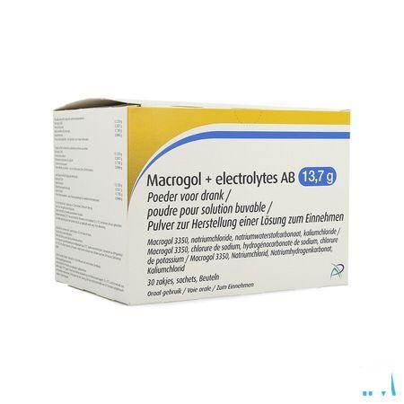 Macrogol+Electrolytes Ab 13,7G Pdr Opl Zakje 30