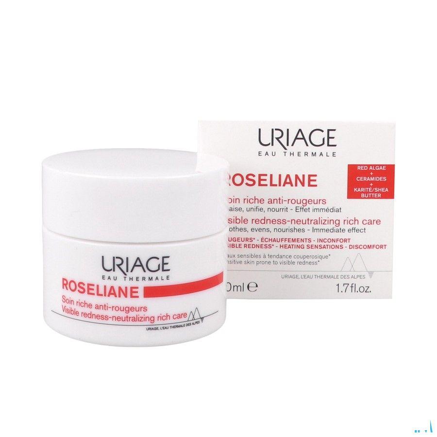 Uriage Roseliane Creme Riche Anti rougeurs Pot 50 ml